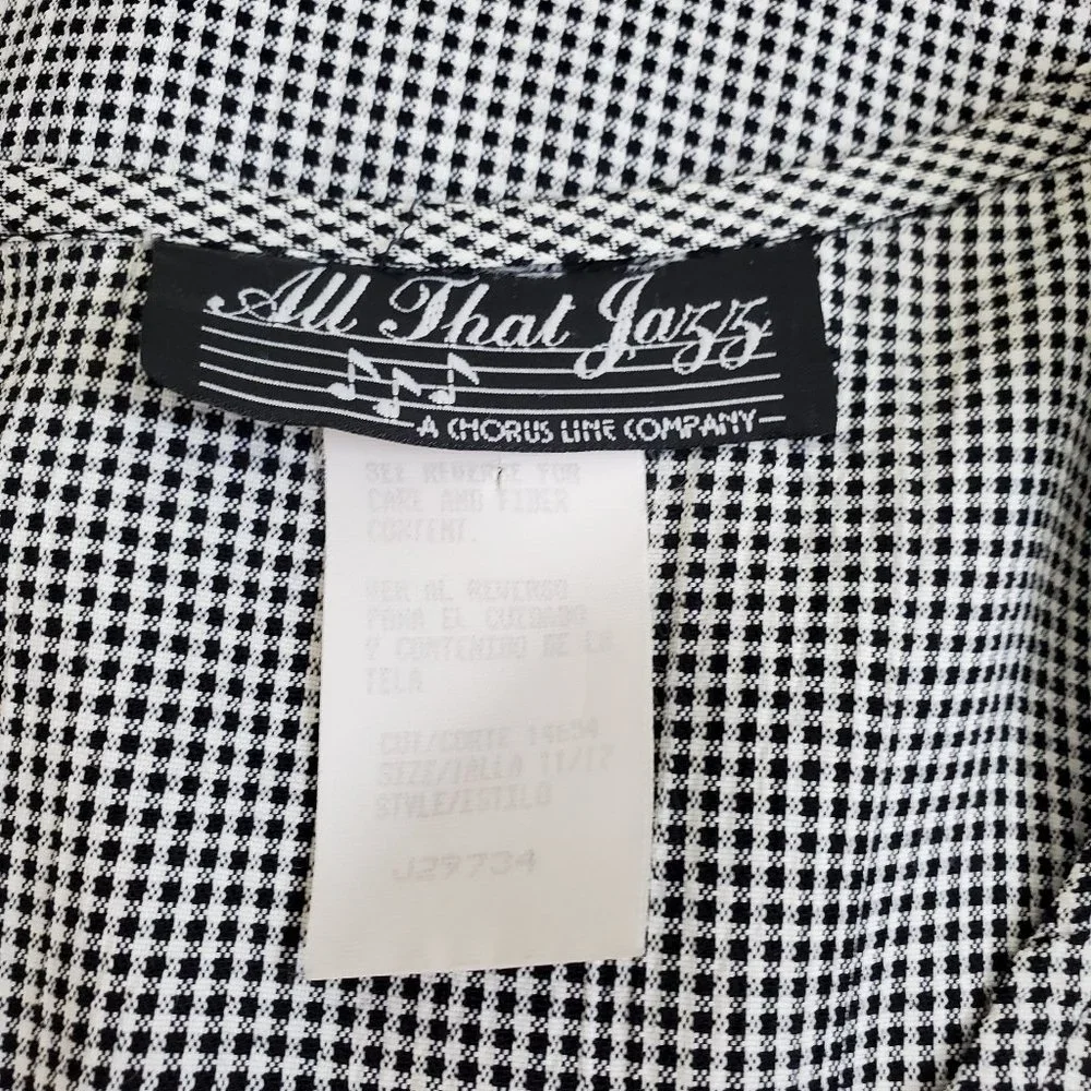 HELD Vintage 90's Black Gingham Maxi Dress - Picture 6 of 10